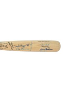 New York Yankees Multi-Signed Bat with 21 Signatures