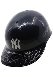 New York Yankees Stars Multi-Signed Helmet Including Skowron, Bauer & More