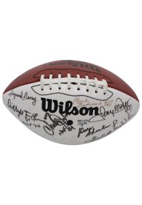 NFL Hall Of Famers Multi-Signed Football