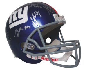 NY Giants Super Bowl XLII Champions Team Autographed Helmet