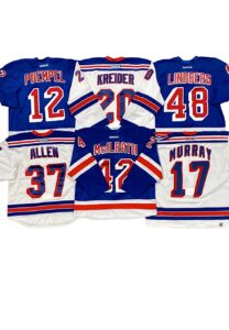 NY Rangers Game-Used Jerseys