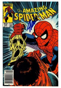 October 1983 Stan Lee Autographed “The Amazing Spider-Man” #245 Marvel Comic Book