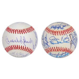 Old Timers Signed Baseballs