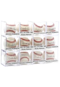 One Dozen Brooks Robinson Single-Signed Baseballs