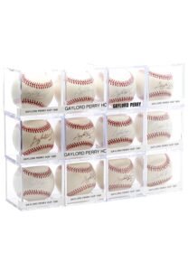 One Dozen Gaylord Perry Single-Signed Baseballs