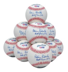 One Dozen Robin Roberts Single-Signed Baseballs Inscribed “Hall of Fame 1976”