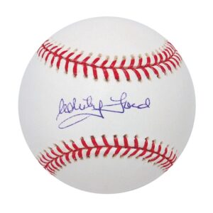 One Dozen Whitey Ford Signed Baseballs