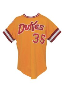 Orel Hershiser Dukes & Missions Rehab Start Minor League Jerseys