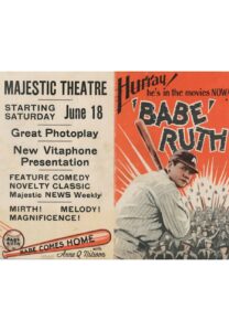 Original Babe Ruth “Babe Comes Home” Handbill