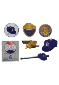 Original Brooklyn Dodgers World Series Press Pins