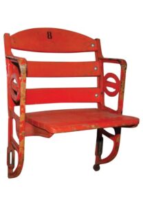 Original Cincinnati Crosley Field Figural Seat