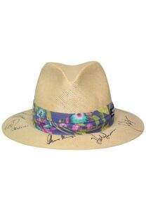 Original Panama Jack Golf Hat Multi-Signed By Golfers Including Palmer, Trevino, Irwin & More