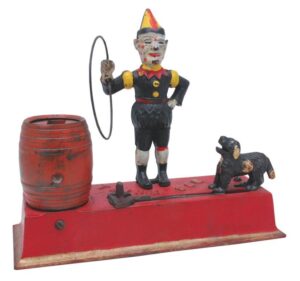 Original Trick Dog Mechanical Bank