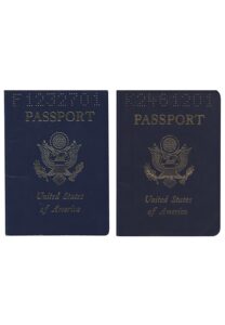 Pair of Dennis Johnson Passports