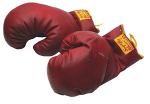 Pair of Store Bought Sugar Ray Robinson Boxing Gloves