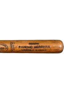 Pancho Herrera Coaches Used & Autographed Fungo Bat