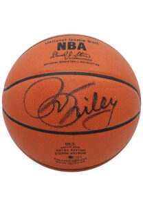 Pat Riley Autographed Spalding Basketball