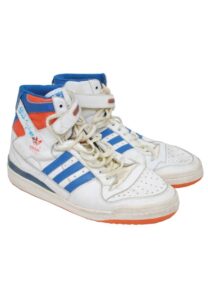 Patrick Ewing New York Knicks Game-Used & Autographed Sneakers