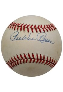 Pee Wee Reese Single-Signed ONL Baseball