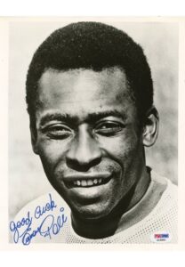 Pelé Autographed Photos