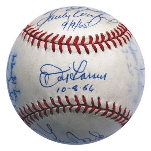 Perfect Game Pitchers Autographed Baseball