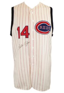 Pete Rose Cincinnati Reds Autographed Home Replica Jersey