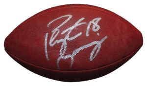 Peyton Manning Single Signed Football