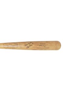 Phil Linz Game-Used & Autographed Bat