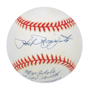 Phil Rizzuto Autographed “My Idols” Baseball