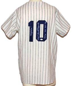 Phil Rizzuto NY Yankees Autographed Mitchell & Ness Jersey