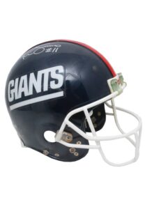 Phil Simms New York Giants Game-Used & Autographed Helmet