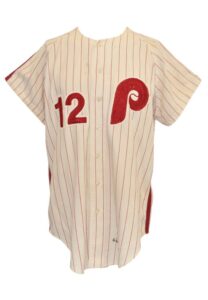 Philadelphia Phillies Game-Used Flannel Jerseys — 1964 Jack Baldschun Road & 1971 John Briggs Pinstripe Home