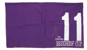 Pleasant Home’s Winning Breeder’s Cup Distaff Saddle Cloth