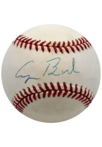 President George H.W. Bush Single-Signed OAL Baseball