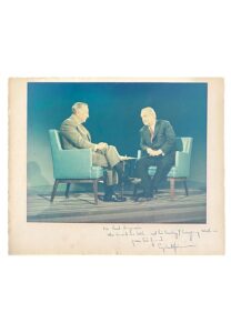 President Lyndon B. Johnson Signed & Inscribed Mounted Photo