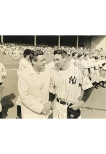 Pride of The Yankees Publicity Photos with Babe Ruth & Gary Cooper