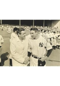 Pride of The Yankees Publicity Photos with Babe Ruth & Gary Cooper