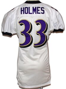 Priest Holmes Baltimore Ravens Game-Used Super Bowl XXXV Jersey