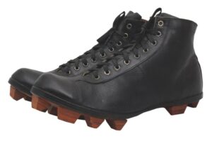 Pristine 1920s Leather Cleated Football Shoes