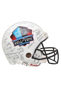 Pro Football Hall of Famers Multi-Signed Helmet With 60+ HOFers Autographs