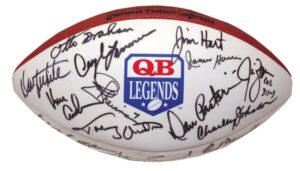 Quarterback Legends Autographed Football