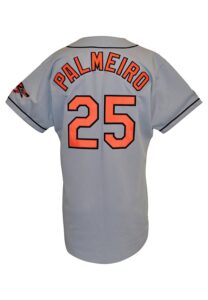 Rafael Palmeiro Baltimore Orioles Game-Used Road Jersey