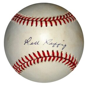 Red Ruffing Single-Signed Baseball