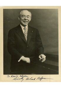 Richard Rodgers Autographed B&W Photo