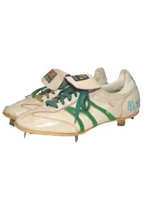 Rickey Henderson Oakland Athletics Game-Used & Autographed Cleats