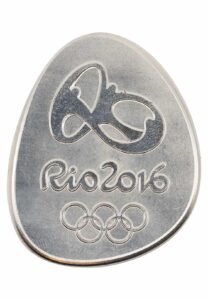 Rio 2016 Summer Olympics Official Participation Medal With Case