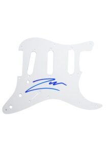 Rob Zombie Signed Fender Stratocaster Pickguard