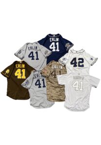 Robbie Erlin SD Padres Game-Used Jerseys