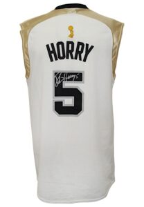 Robert Horry San Antonio Spurs Autographed NBA Finals Jersey