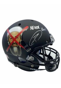 Robert J. O’Neill Autographed & Inscribed “Never Quit” Football Helmet